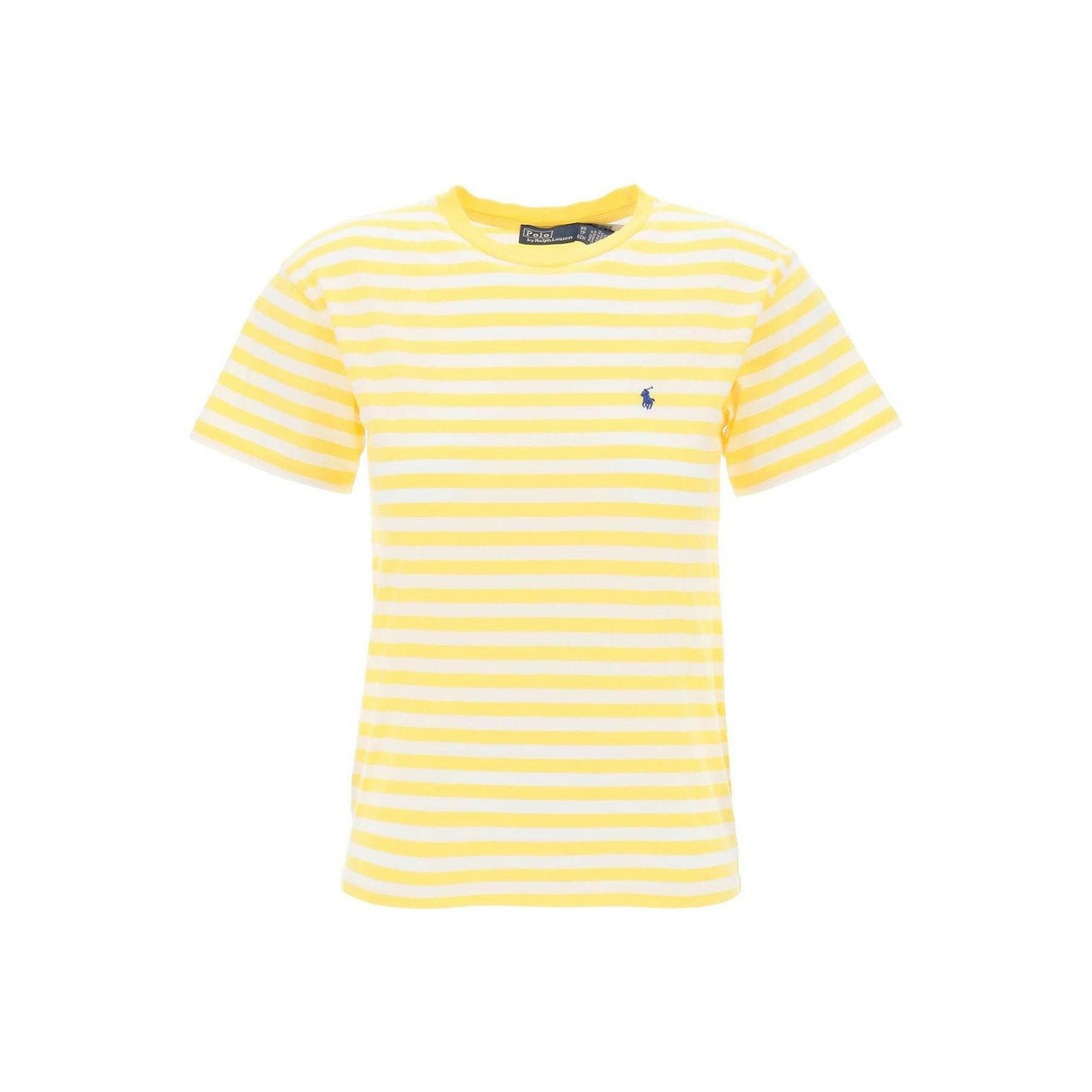 Striped Cotton Crewneck T-Shirt.