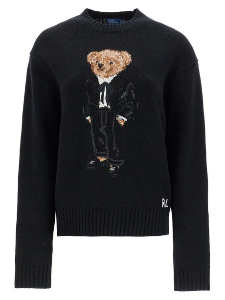 Wool And Cashmere Polo Bear Pullover