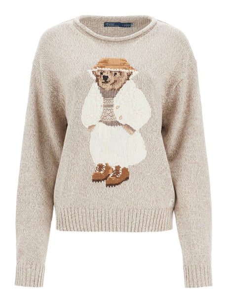 Cotton Polo Bear Pullover Sweater