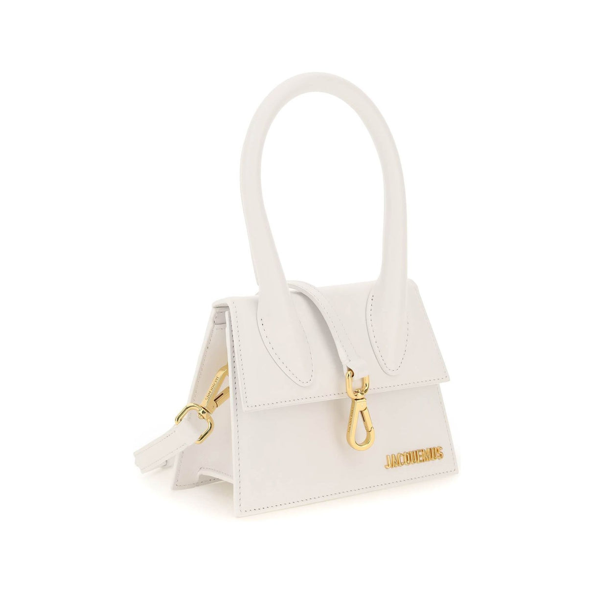 JACQUEMUS-Le Chiquito Moyen Leather Handbag -JOHN JULIA.