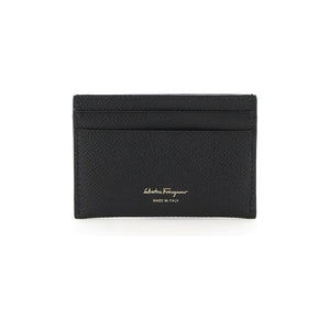 Gancini Grain Leather Card Holder