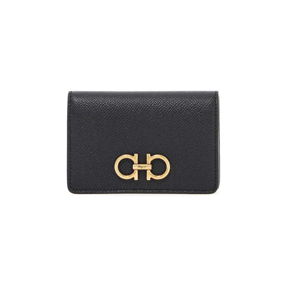 Gancini Grained Leather Coin Purse