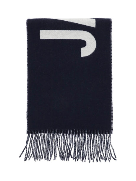 Logo Wool Scarf