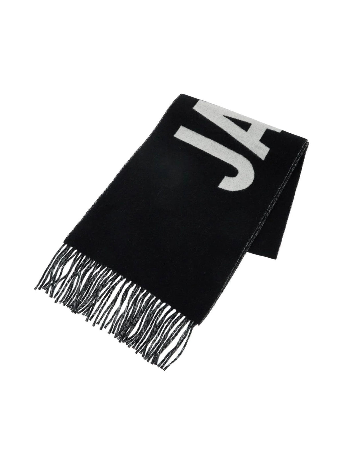 Logo Wool Scarf