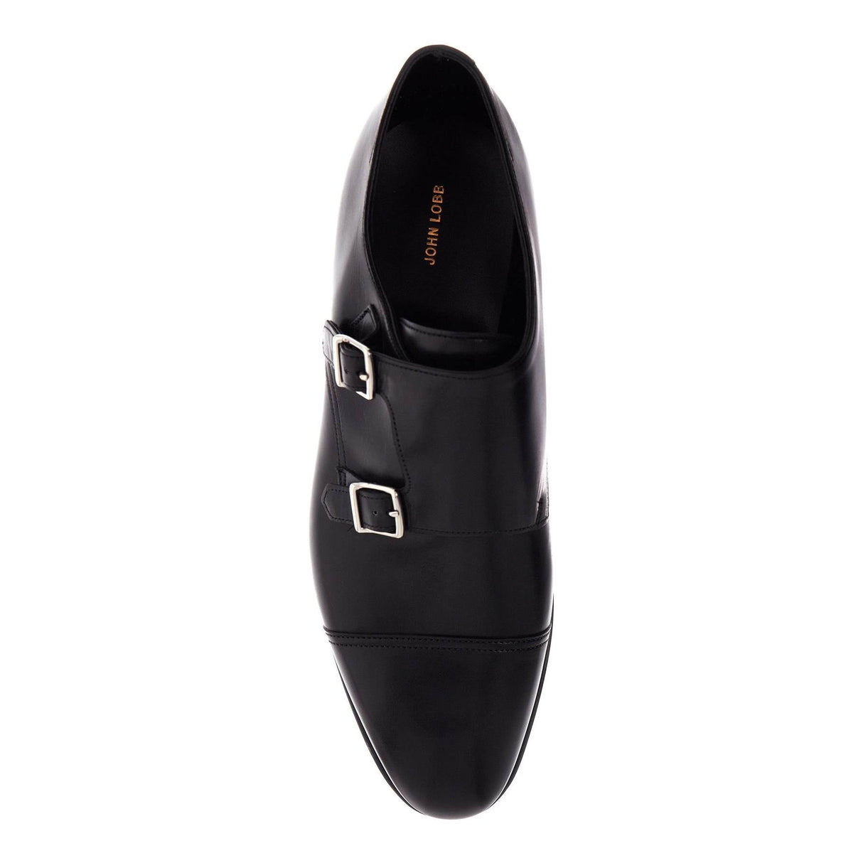 Smooth Leather William Monk Strap Loafers