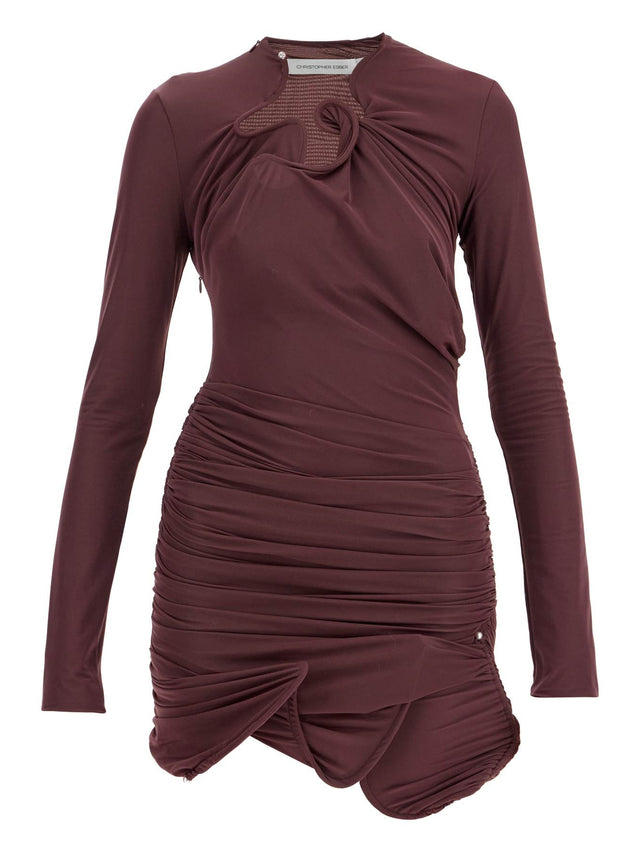 Draped Venus Mini Dress-Christopher Esber-JOHN JULIA