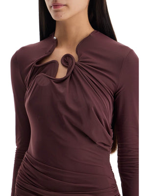 Draped Venus Mini Dress-Christopher Esber-JOHN JULIA