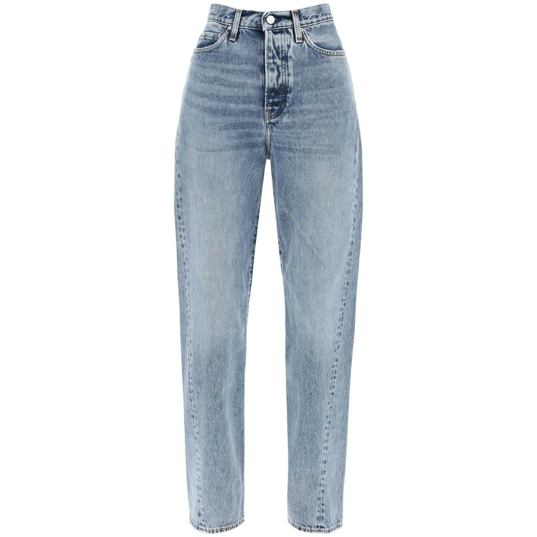 Twisted Seam Organic Cotton Full Length Jeans