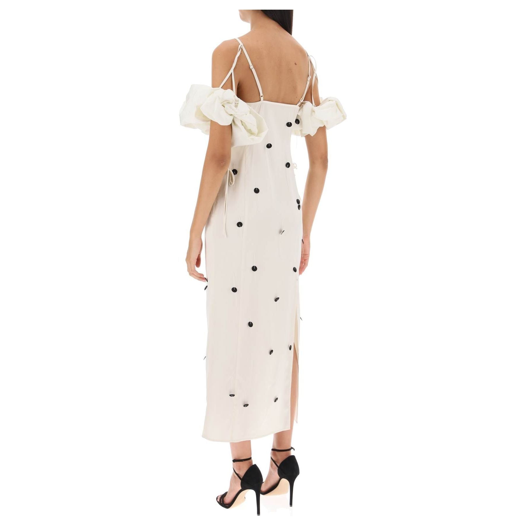 La Robe Chouchou Slip Dress With Detachable Sleeves