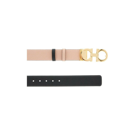 Reversible Leather Gancini Belt.