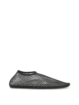 Mesh Ballerina Flats With Micro Crystals-CHRISTOPHER ESBER-JOHN JULIA