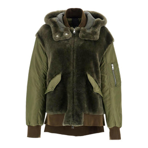 Shearling Insert Jacket With.