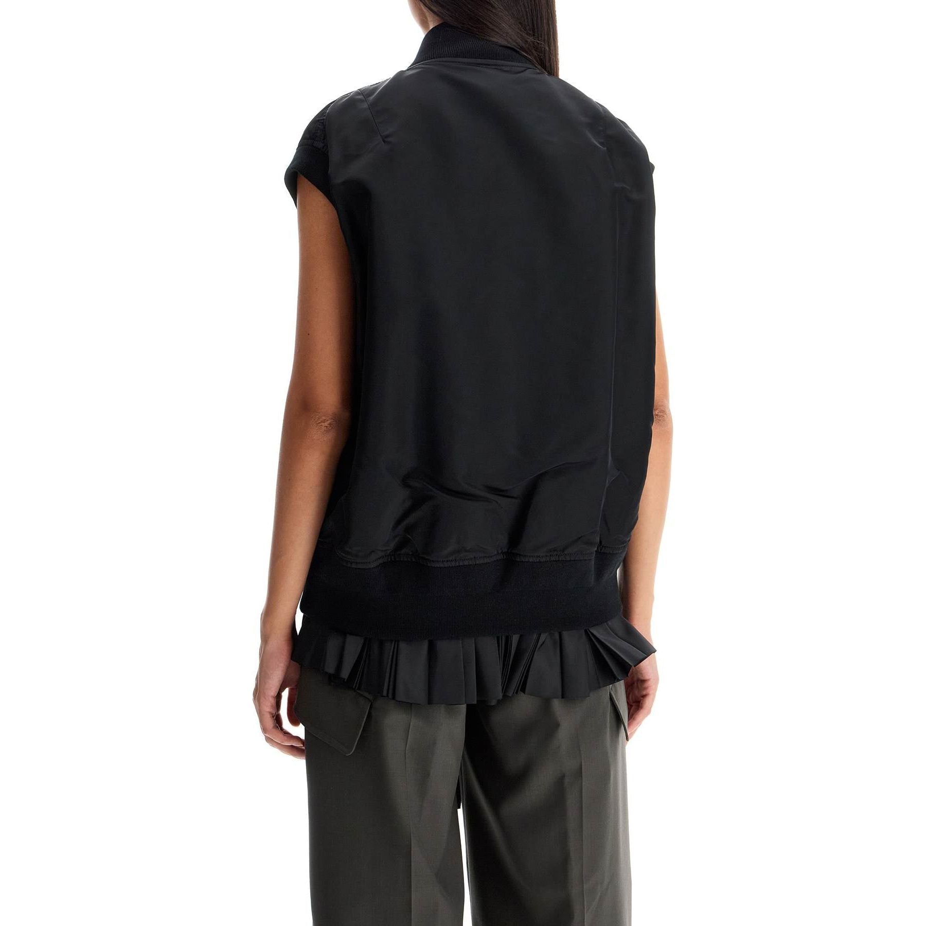 Layered Nylon Vest