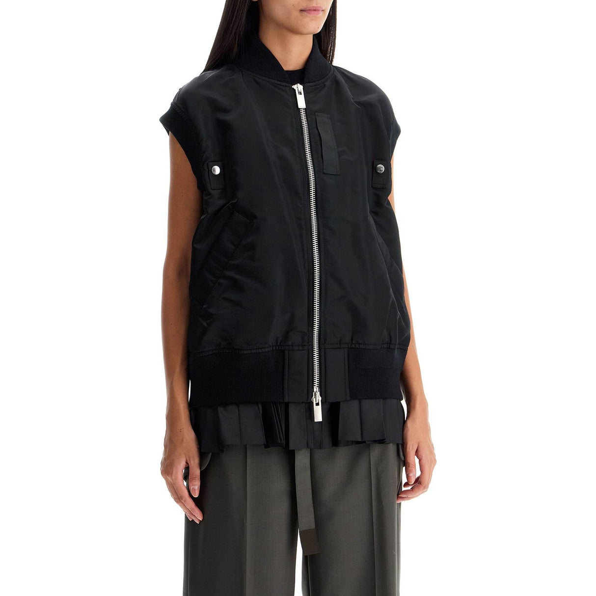 Layered Nylon Vest