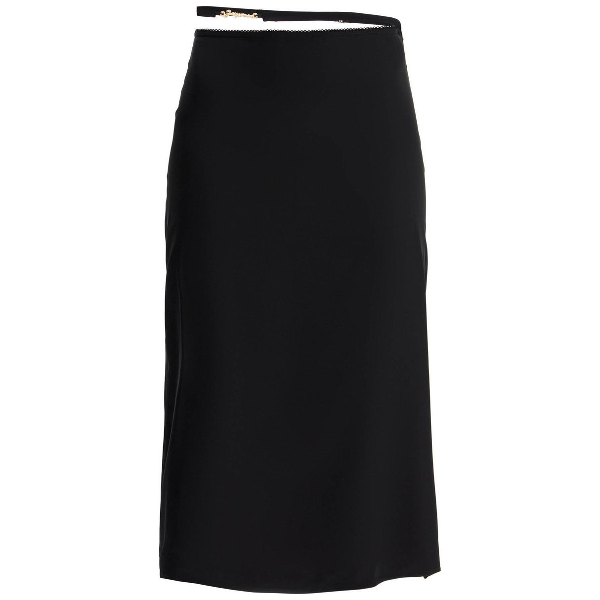 La Jupe Notte Satin Midi Skirt