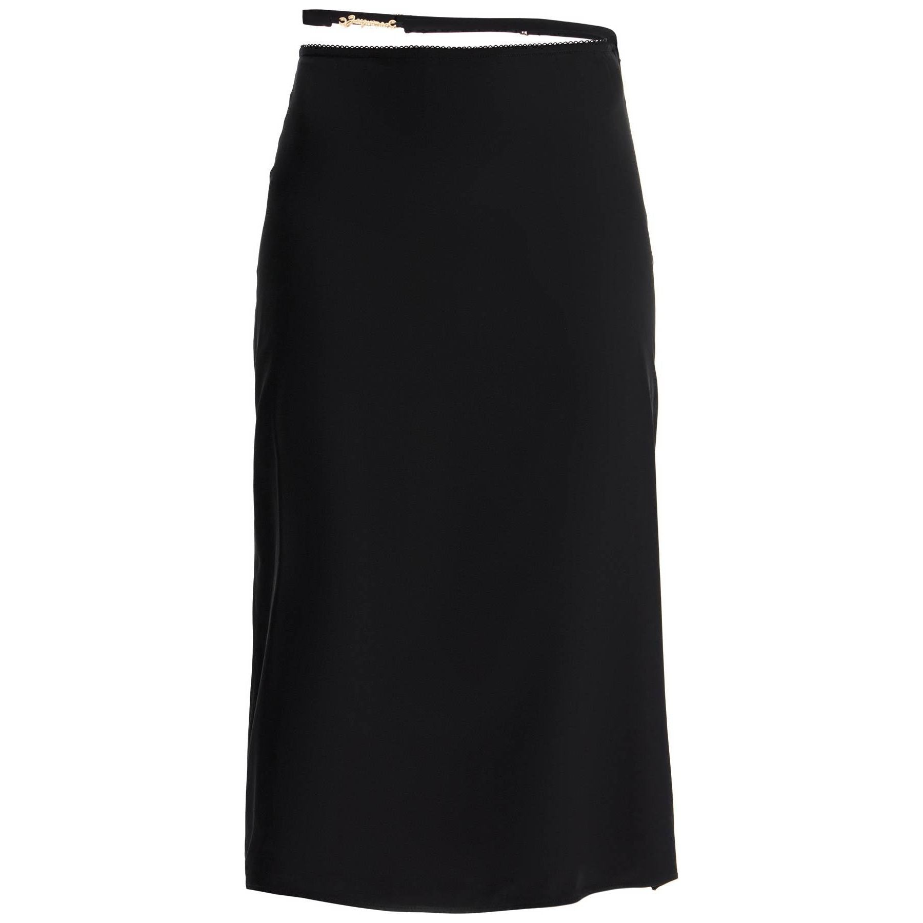 La Jupe Notte Satin Midi Skirt