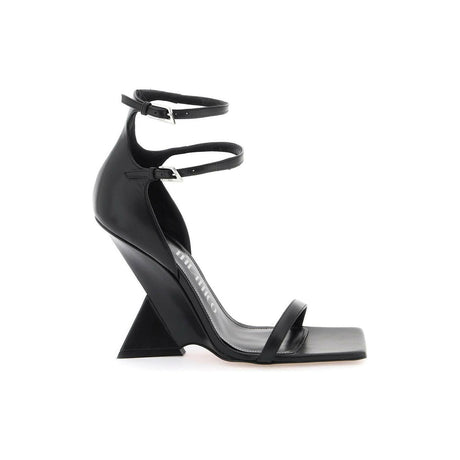 Grace Leather Ankle-Strap Sandals.