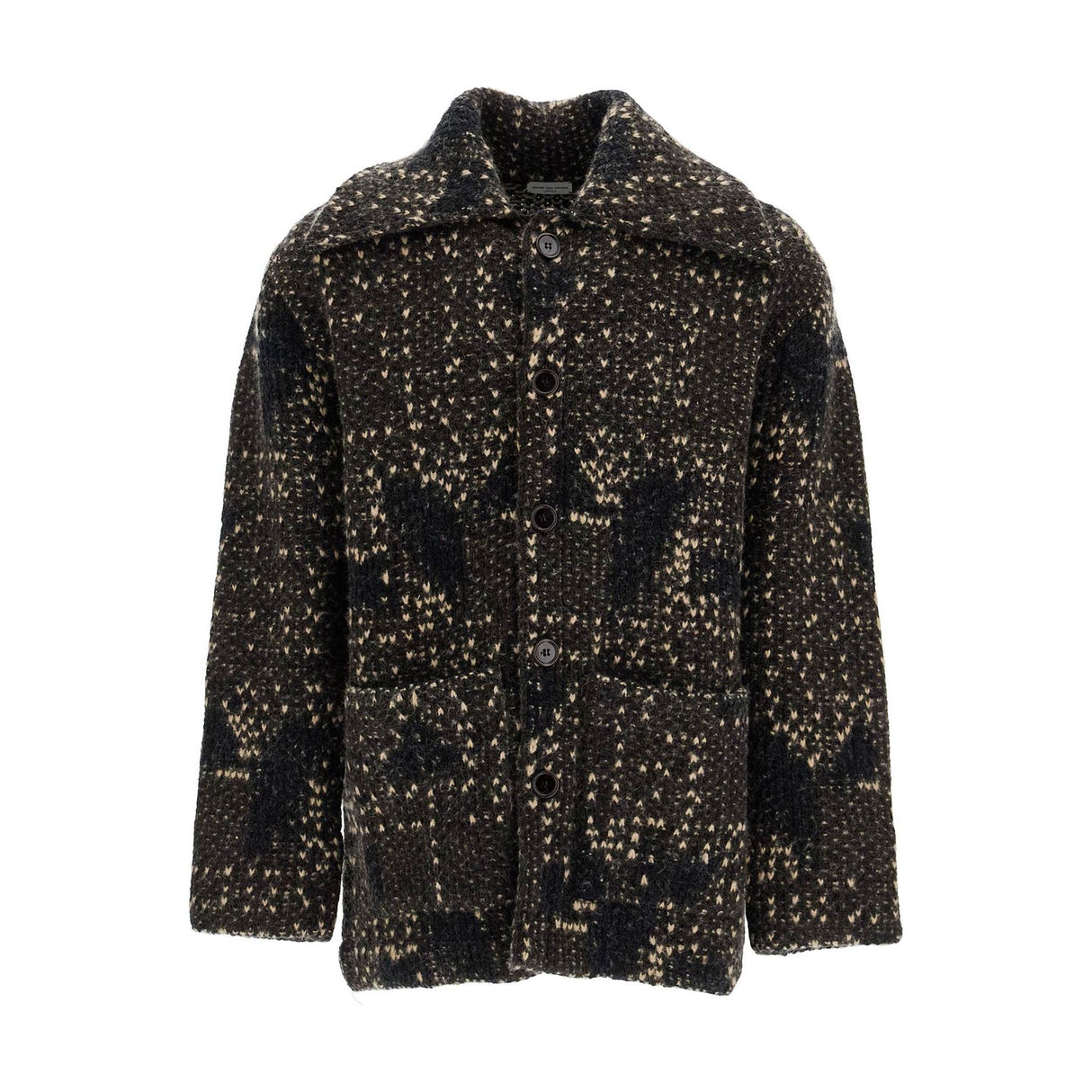 DRIES VAN NOTEN-Merino Wool Montay Cardigan -JOHN JULIA.