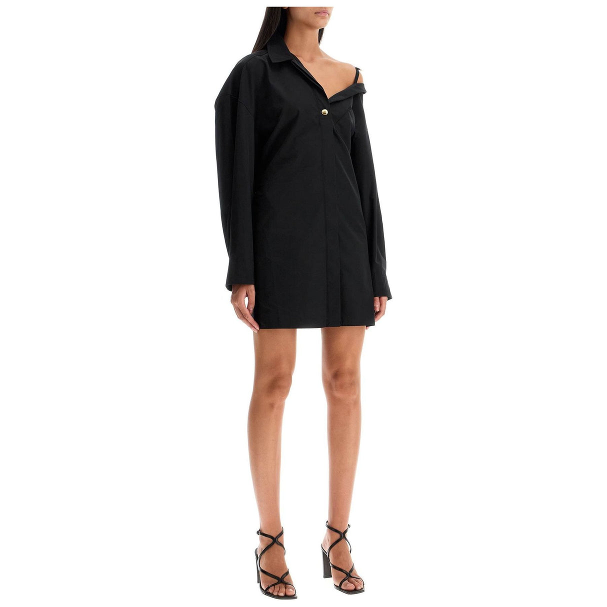 La Mini Robe Shirt Poplin Dress