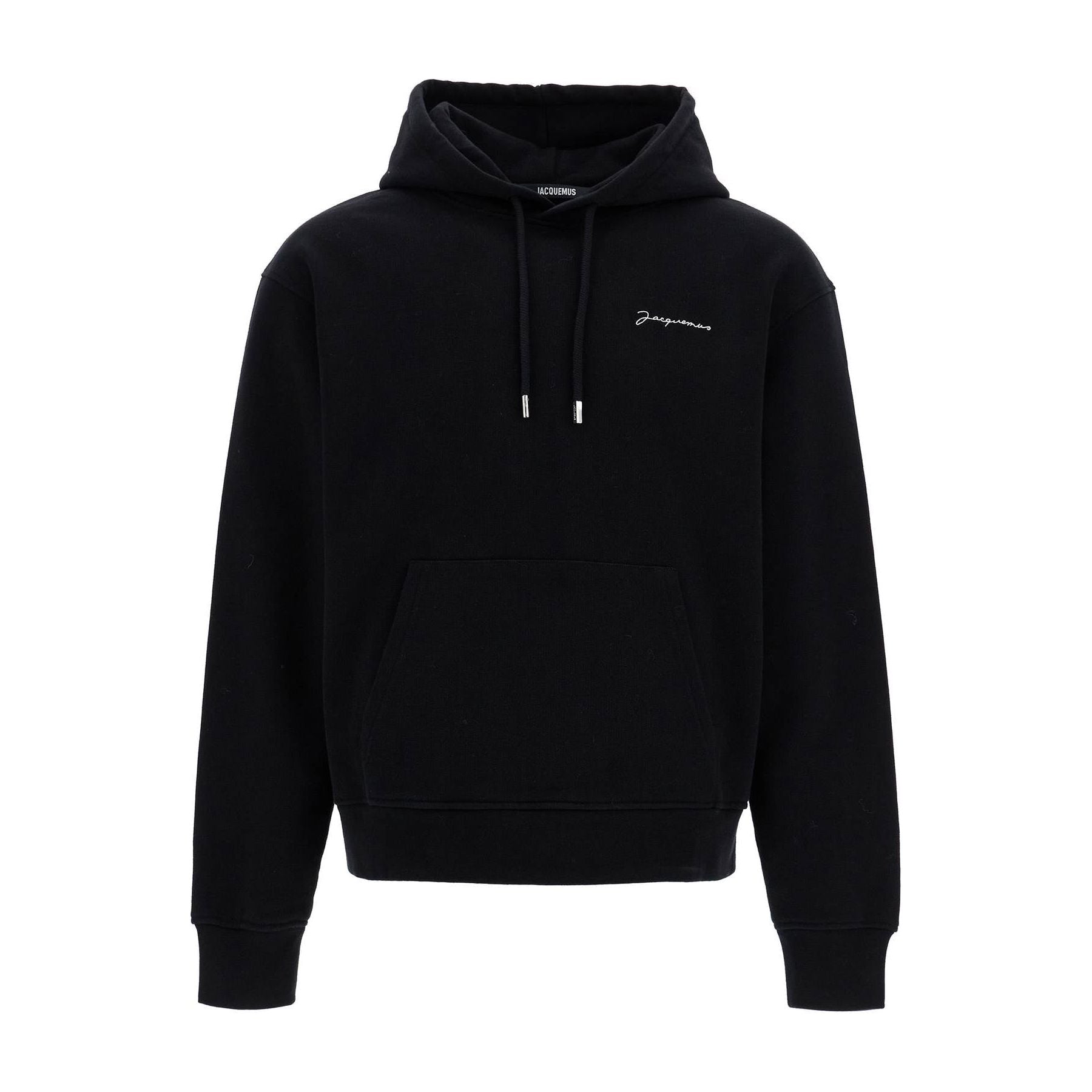 Embroidered Fleece-Back Hoodie