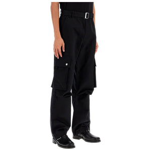 Cargo Gabardine Trousers In Eight