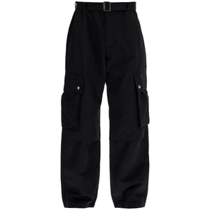 Cargo Gabardine Trousers In Eight