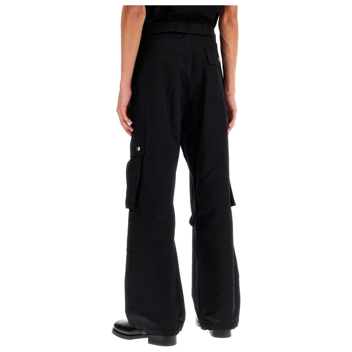 Cargo Gabardine Trousers In Eight