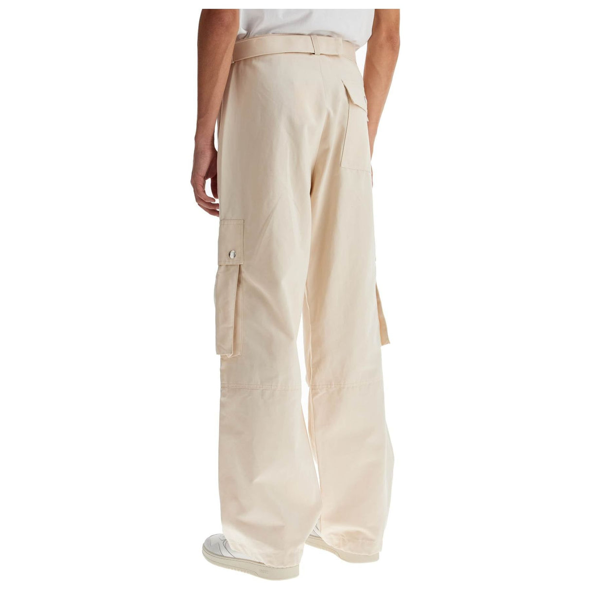 Cargo Gabardine Trousers In Eight