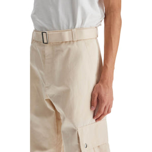 Cargo Gabardine Trousers In Eight