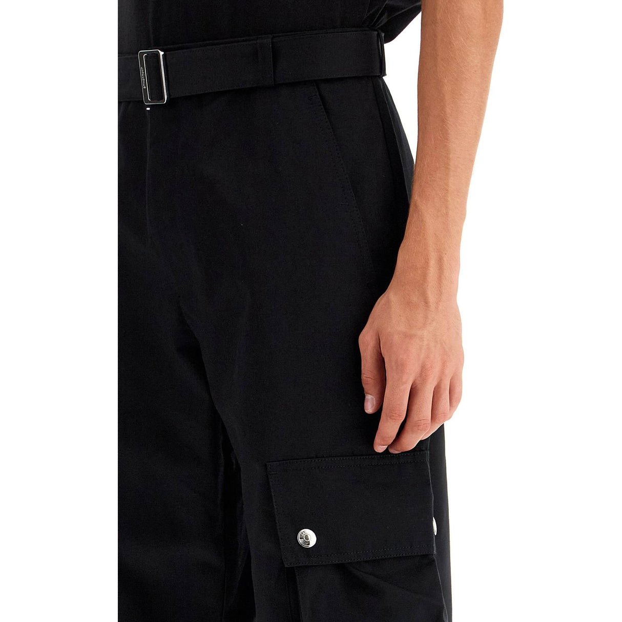 Cargo Gabardine Trousers In Eight