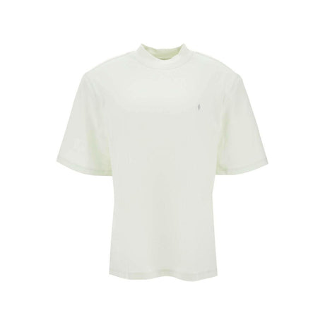 Kilie Cotton Shoulder Padded T-Shirt.