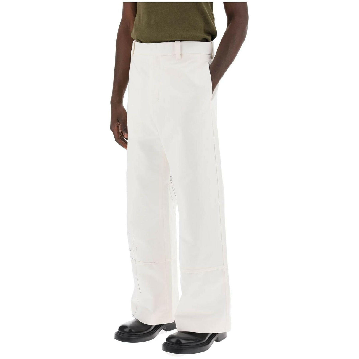 Organic Cotton Sculpt Trousers.