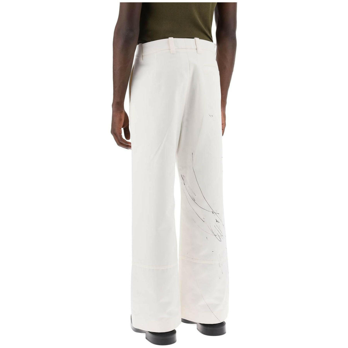 Organic Cotton Sculpt Trousers.