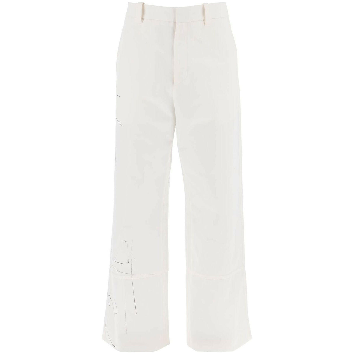 Organic Cotton Sculpt Trousers.