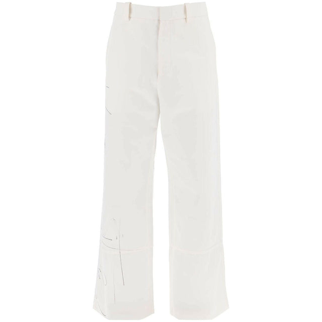 Organic Cotton Sculpt Trousers.