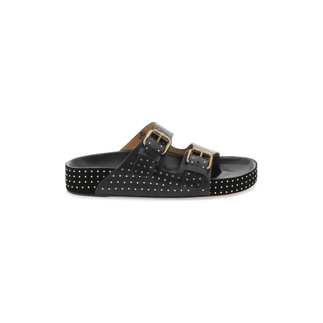 Lennyo Studded Sandals.