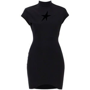 Star Cut-Out Technical Mini Dress