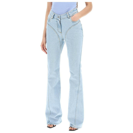 Organic Cotton Flared Jeans.