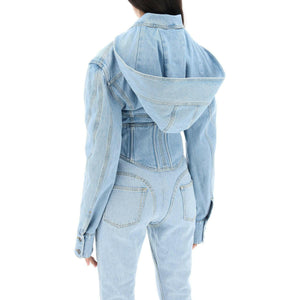 Denim Corseted Jacket.