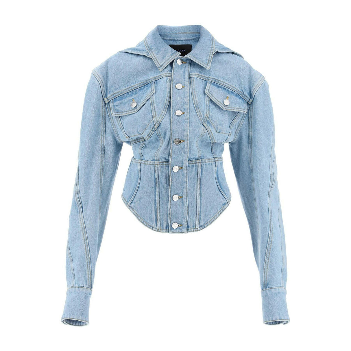 Denim Corseted Jacket.