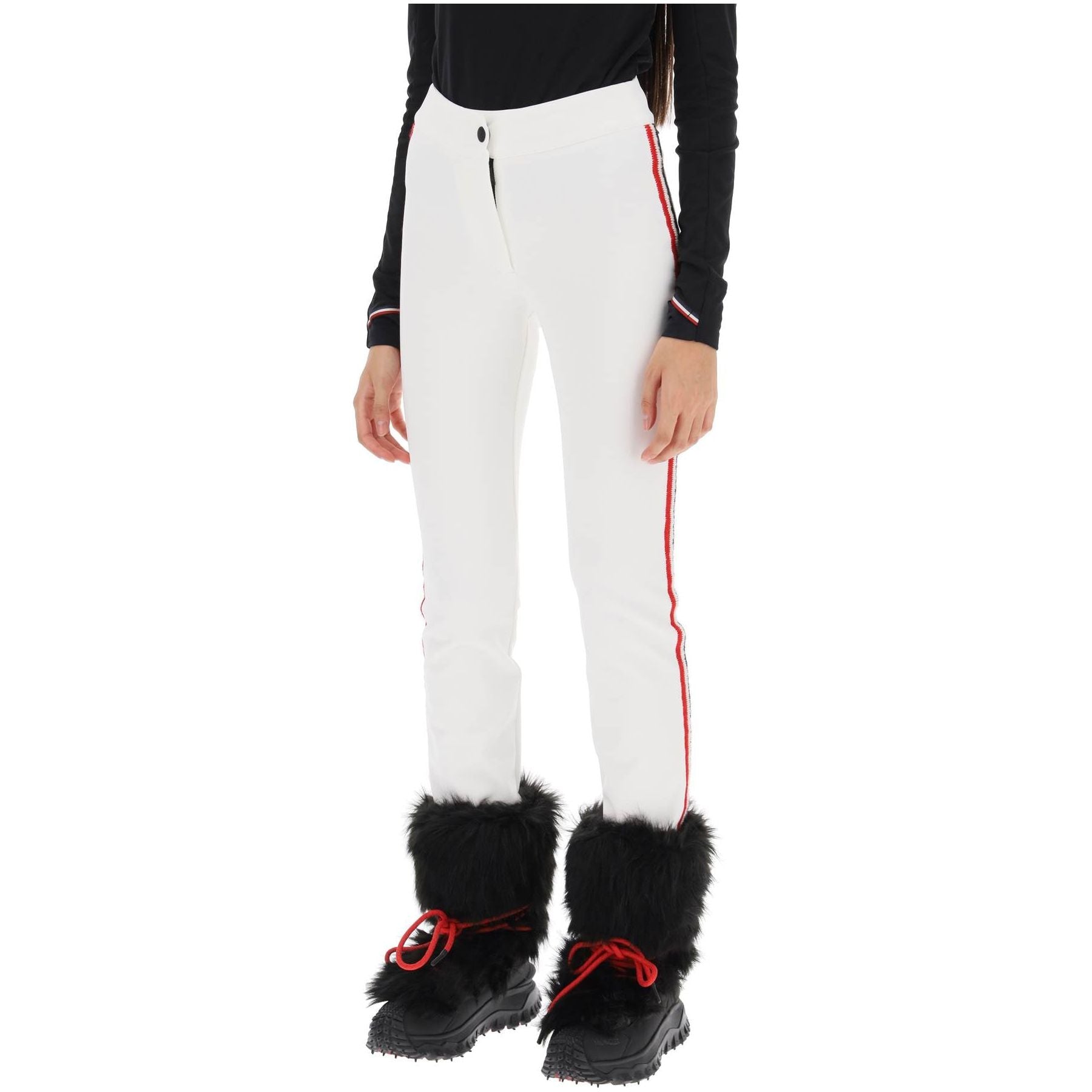 Sporty Pants With Tricolor Bands