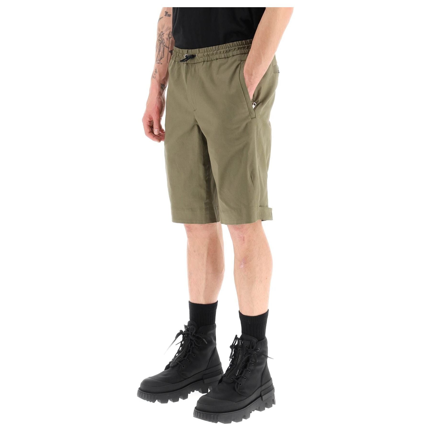 Stretch-Cotton Shorts