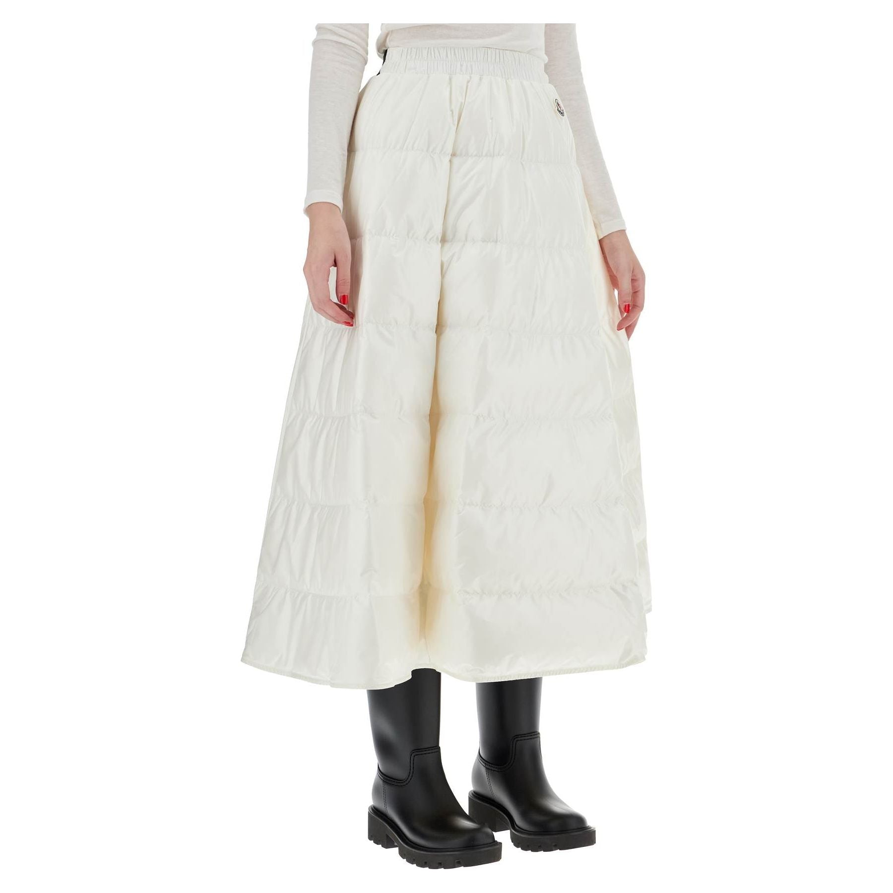 Padded Midi Skirt