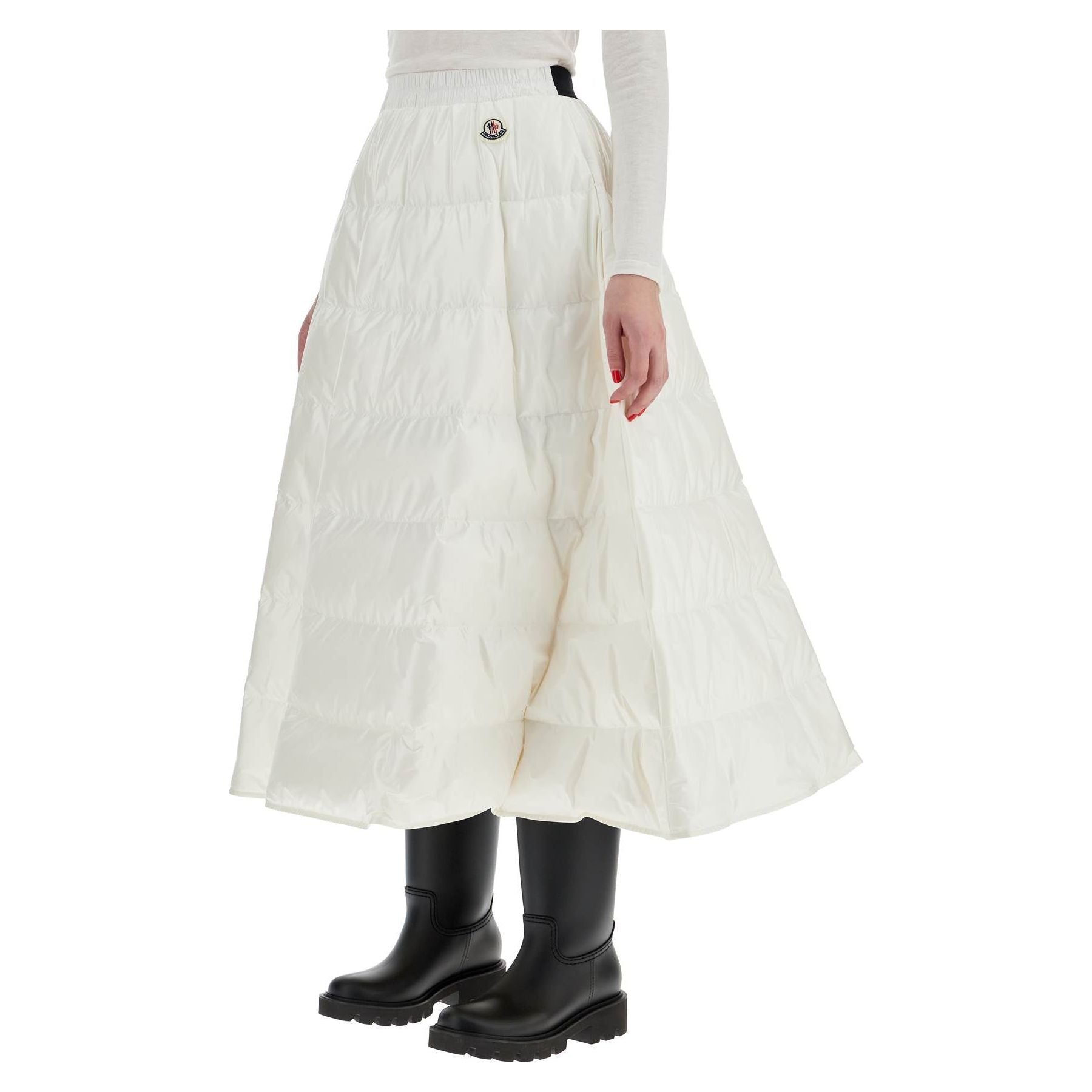 Padded Midi Skirt