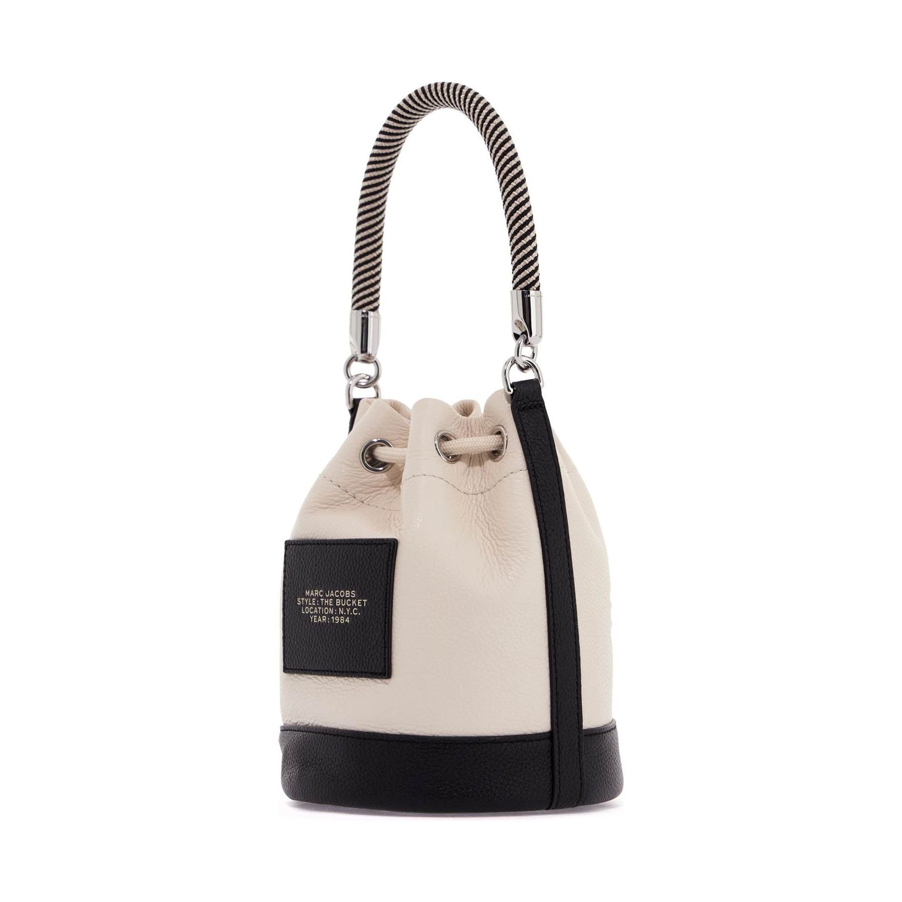 MARC JACOBS-The Colorblock Leather Bucket Bag -JOHN JULIA.