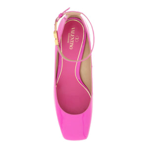 VALENTINO GARAVANI-Pink Pp Tan Go Pumps -JOHN JULIA.