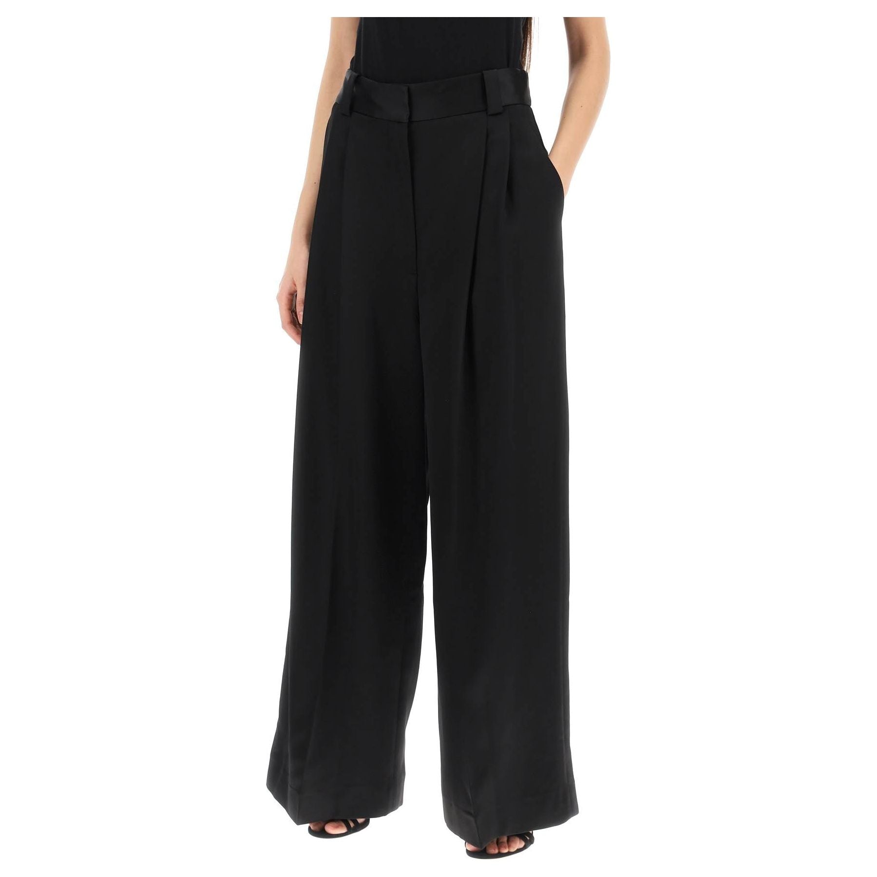 Simone Satin Loose Pants