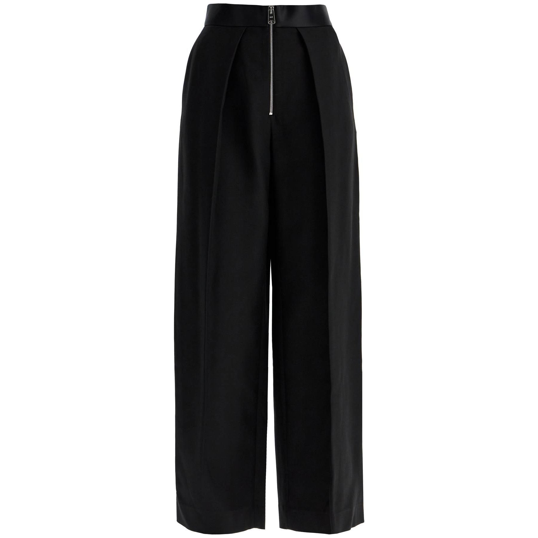 Marine Pleated Pants With