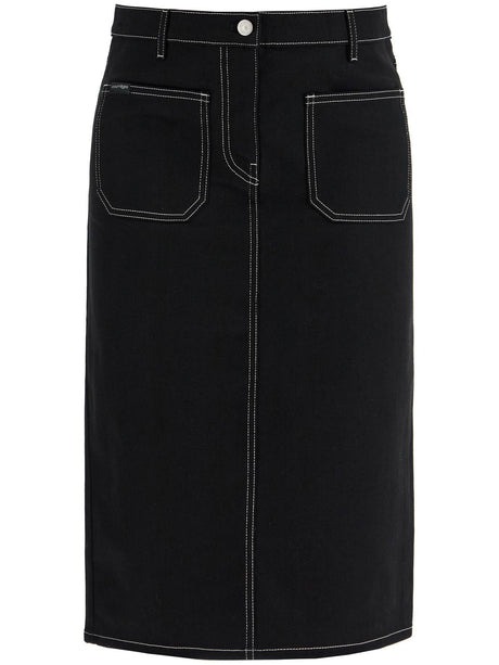 Seven Denim Midi Skirt-Courrèges-JOHN JULIA