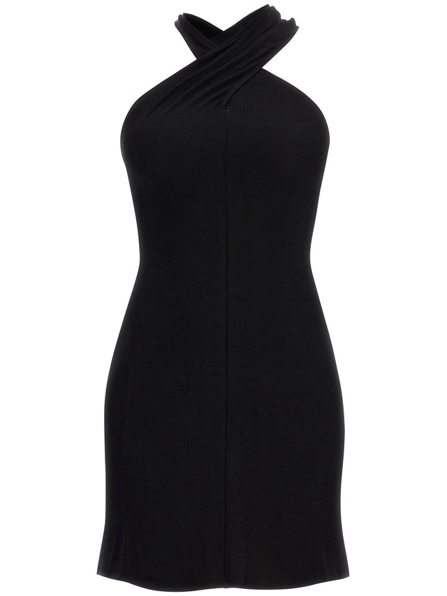 Criss Cross Ribbed Mini Dress-Courrèges-JOHN JULIA